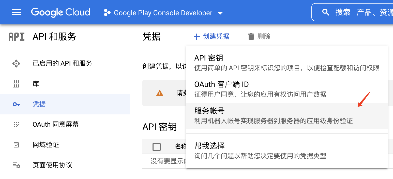  Google Play Developer API 