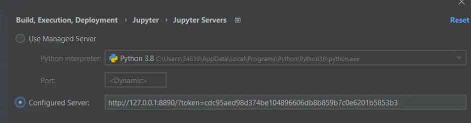 jupyter server